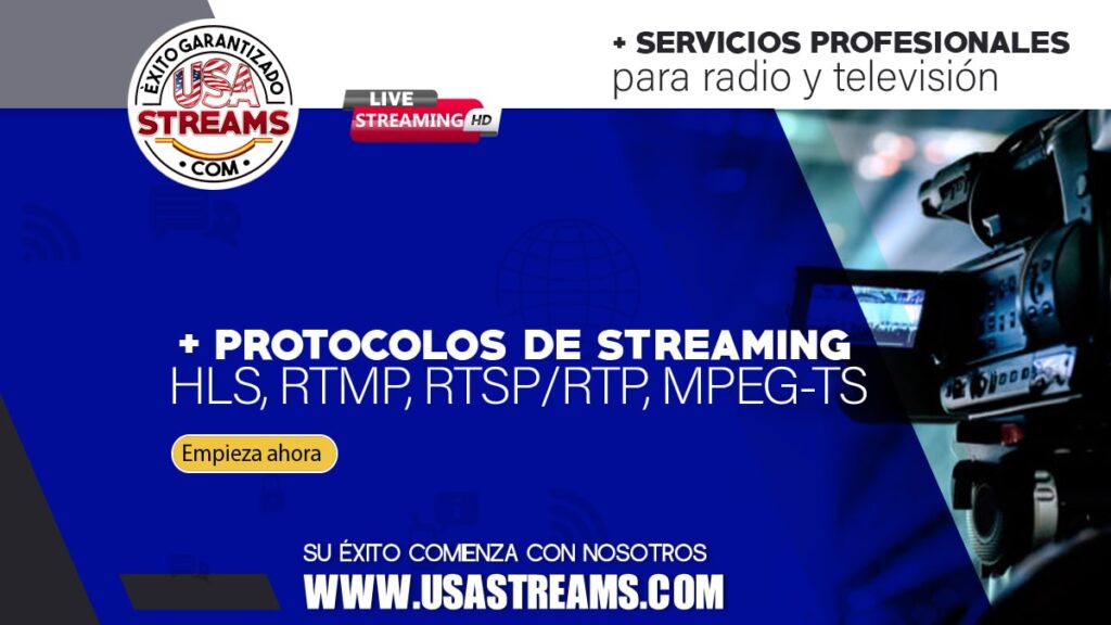 protocolos de streaming hls, rtmp, rtsp/rtp, mpeg-ts