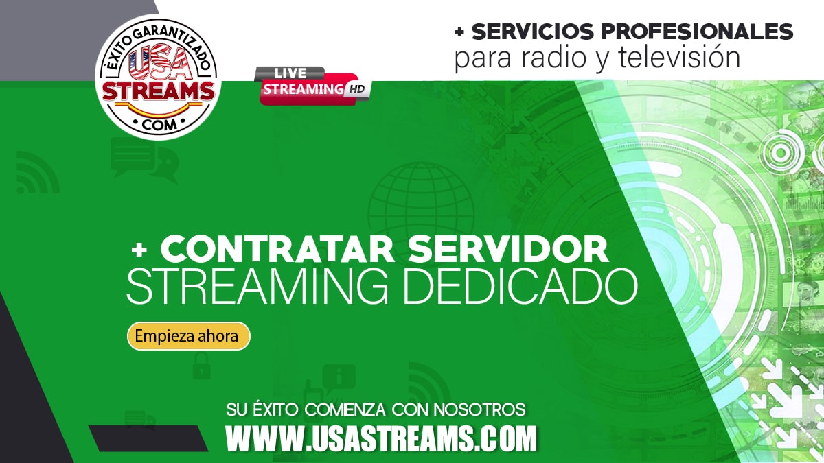 Contratar servidor streaming dedicado