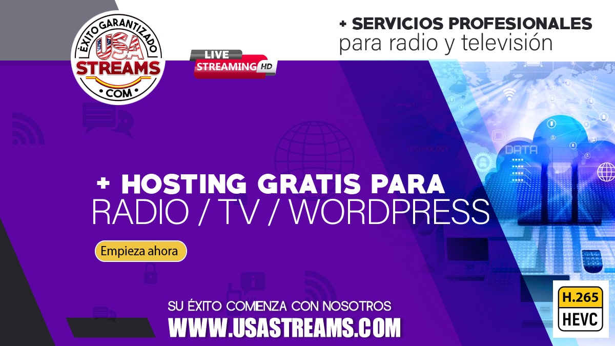 hosting radio gratis hosting television gratis hosting wordpress gratis