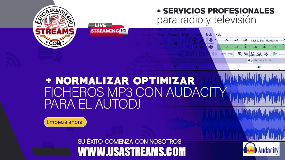 Normalizar y optimizar ficheros MP3 con Audacity para el AutoDJ