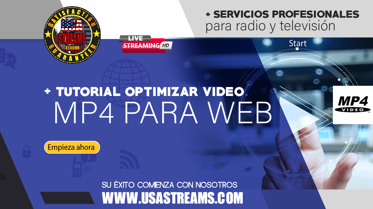 Optimizar video mp4 para web