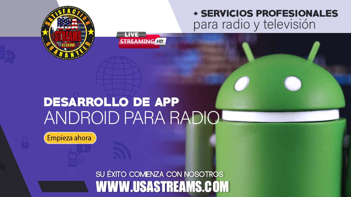 Desarrollo de app Andriod IOS para radio