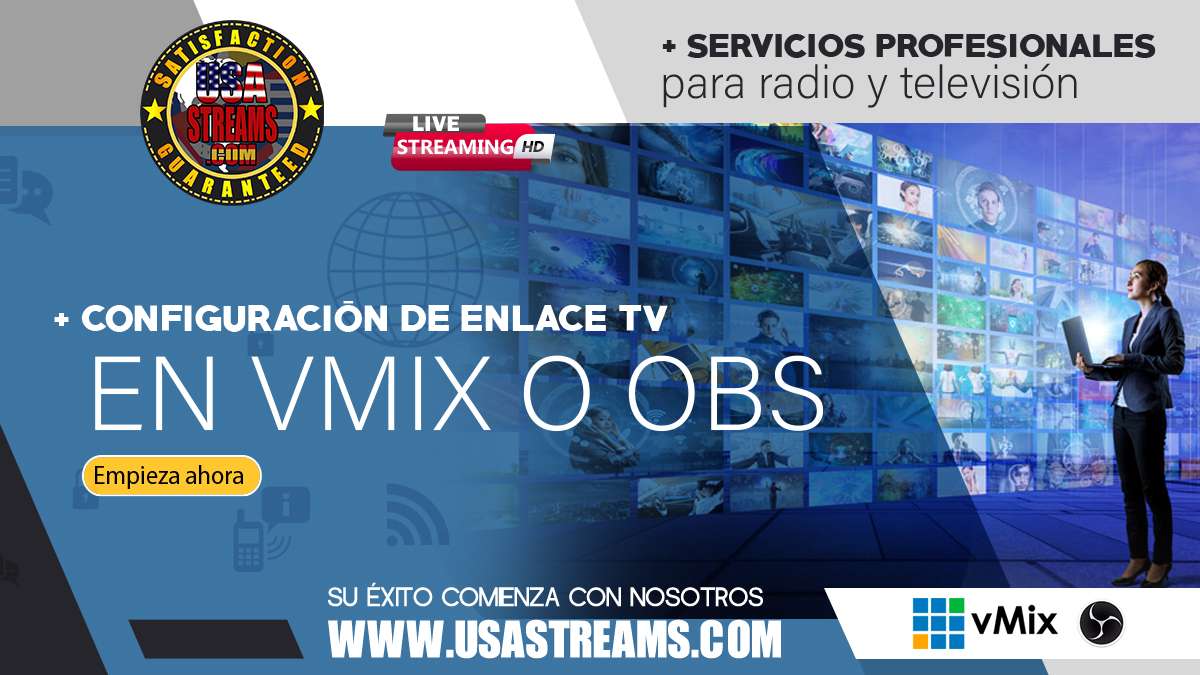 Tutorial Para Configurar  Enlace TV En Vmix o Obs