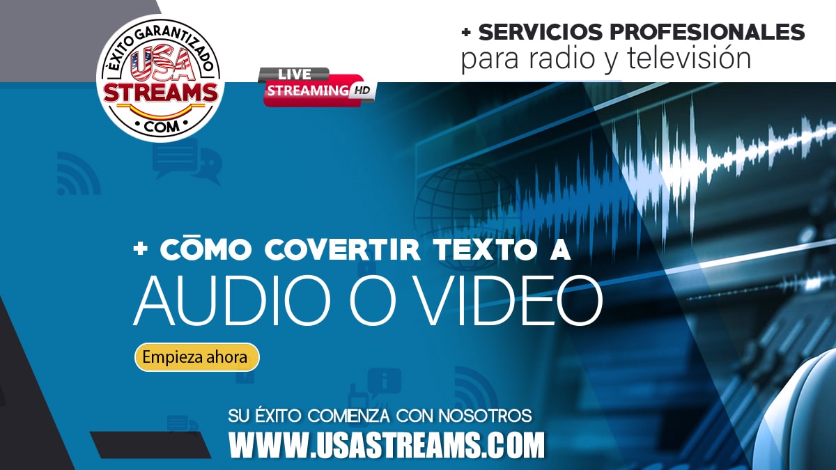 Cómo convertir texto a audio y vídeo: herramientas gratis