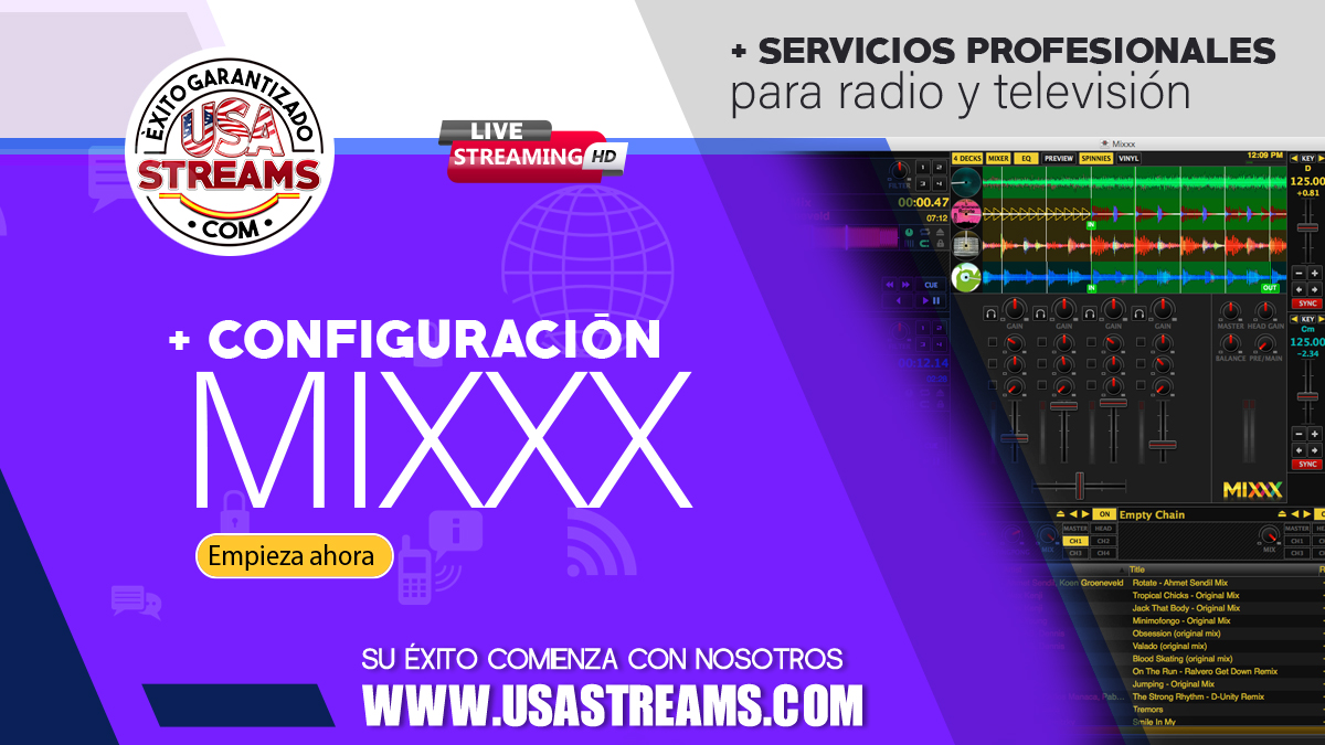 Cómo configurar Mixxx para transmitir radio online