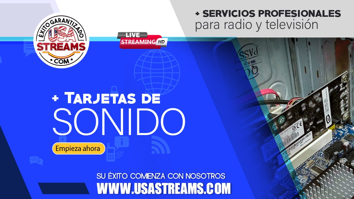 Todo sobre tarjetas de sonido: Internas, Externas, USB, Full Duplex –  USAstreams