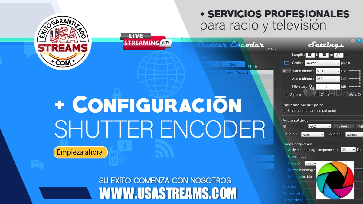 Configuración Shutter Encoder: tutorial paso a paso para encodar videos