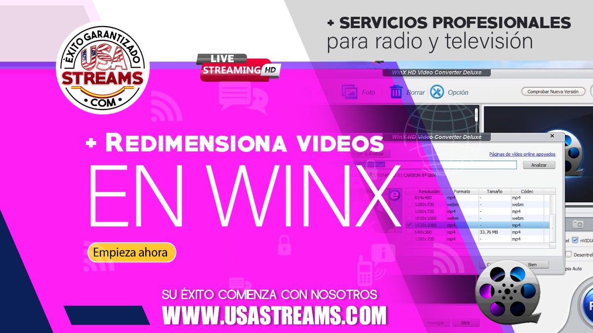 Cómo convertir y redimensionar videos en hasta 4K con WinX Video Converter