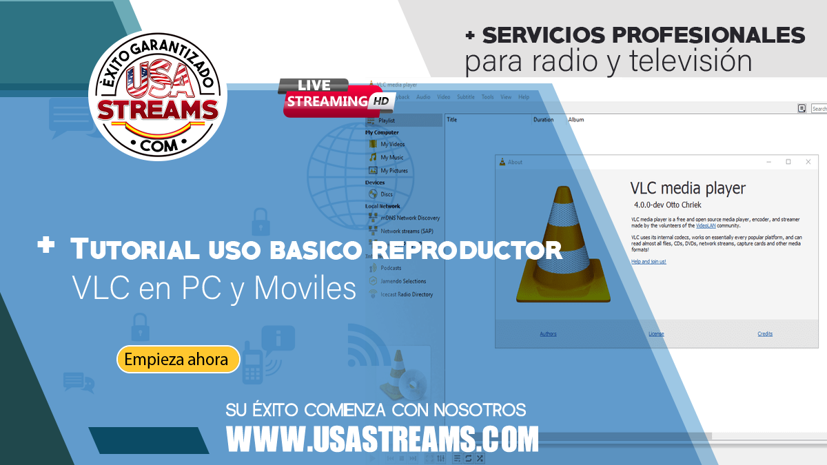 Tutorial: Uso básico del reproductor VLC en PC y móviles
