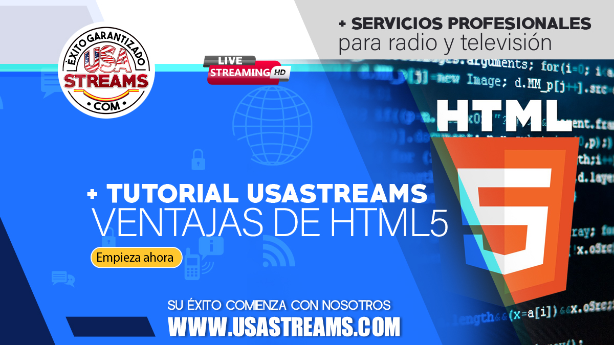 Ventajas de HTML 5