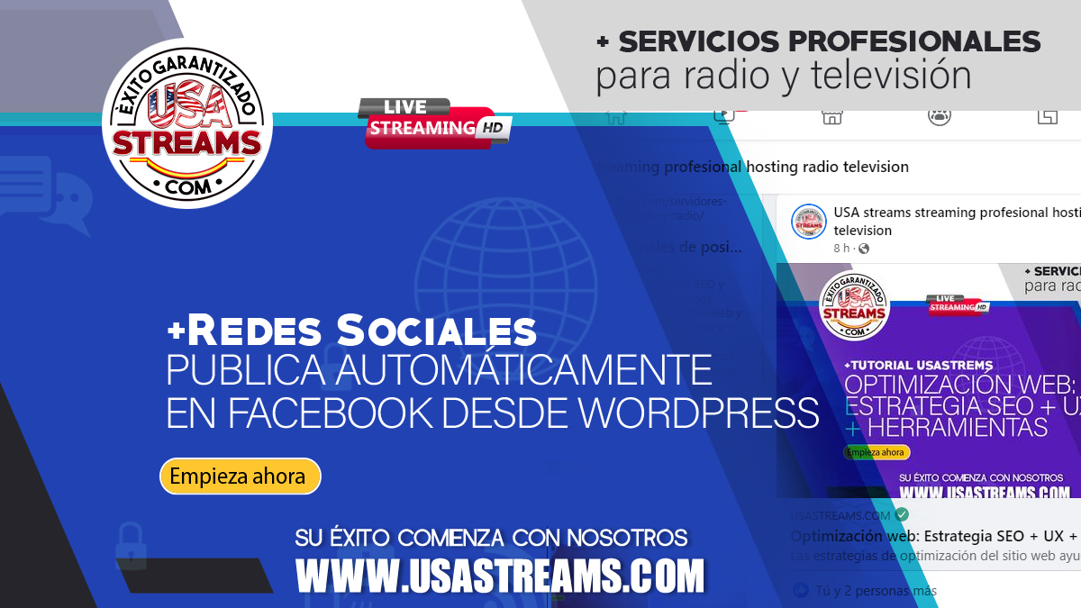 Publica automáticamente en Facebook desde WordPress