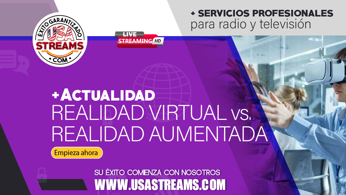 Realidad virtual vs. Realidad aumentada