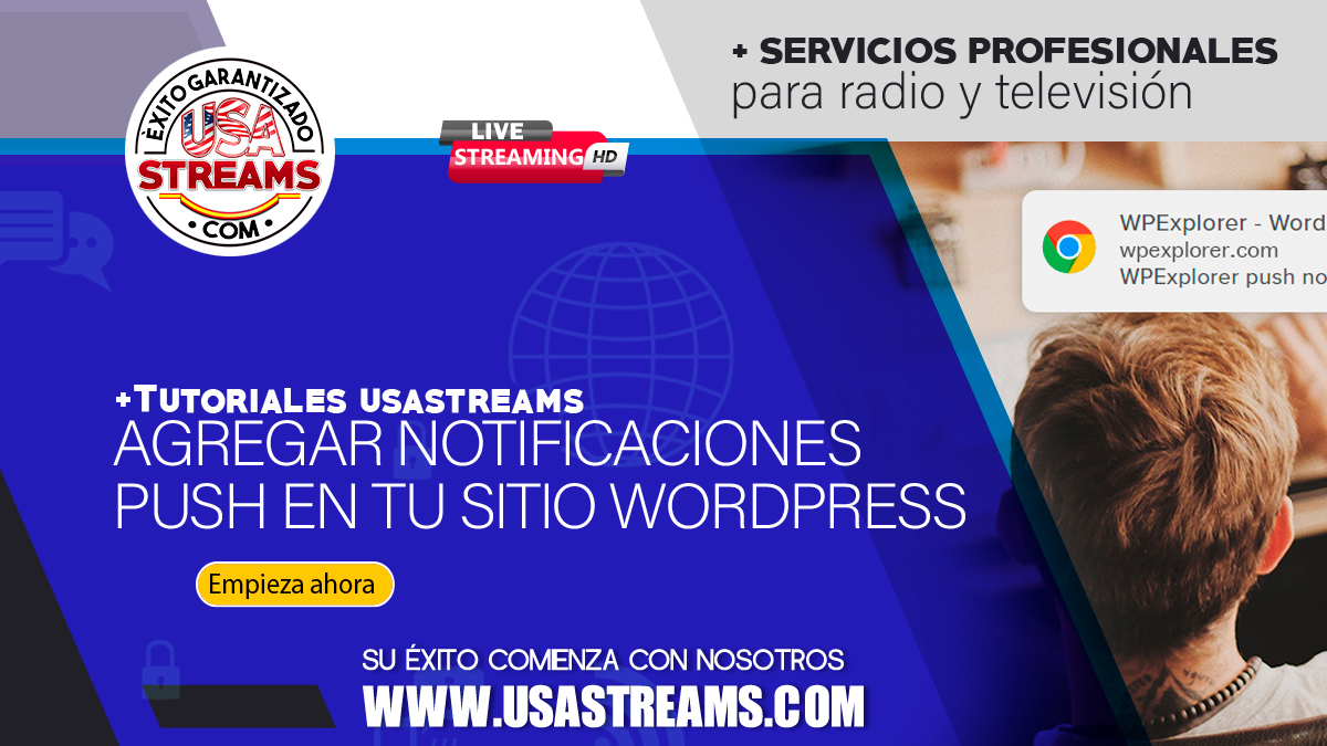 Agregar notificaciones push en WordPress