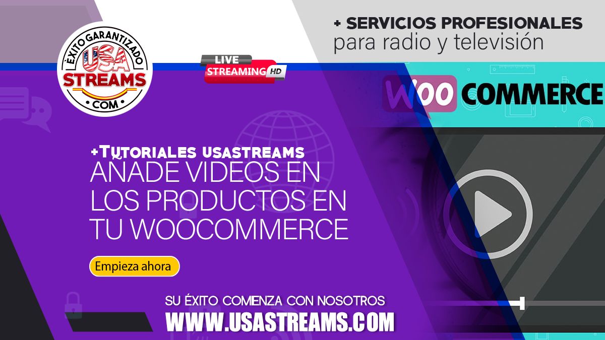 Añade videos en los productos en tu WooCommerce