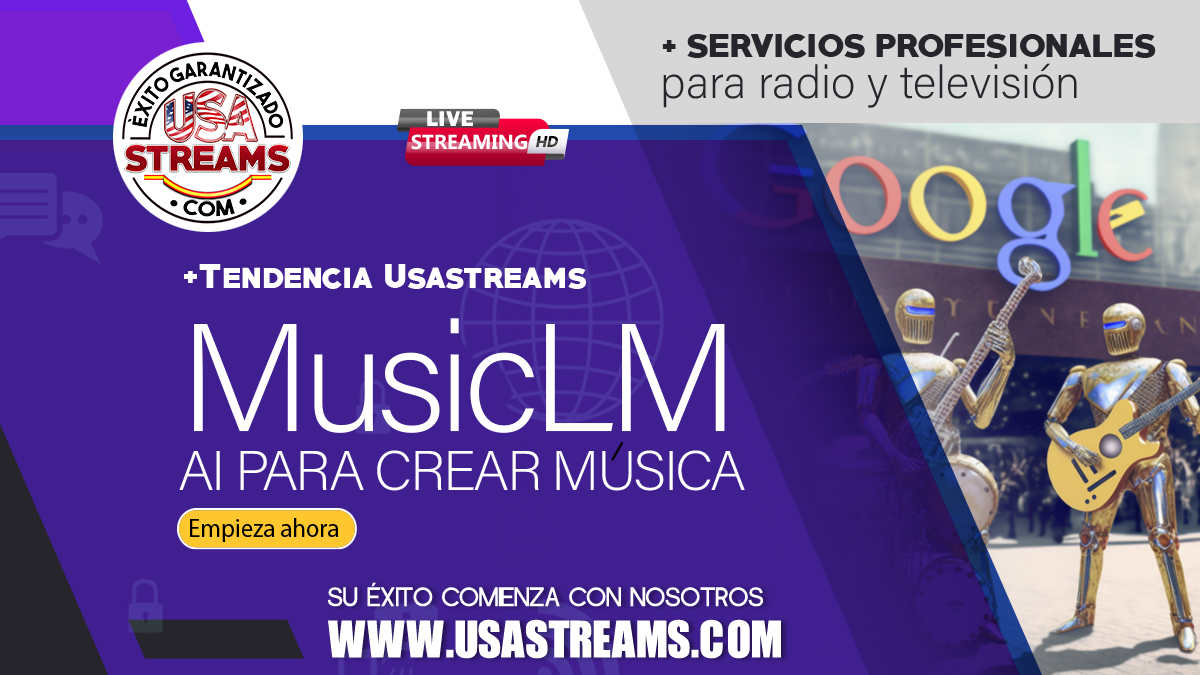 MusicLM: Google más AI para crear tu música.