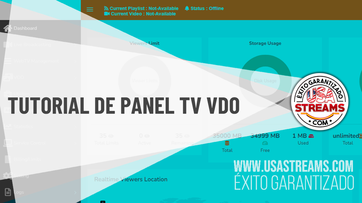 Tutorial VDO streaming Panel de TV